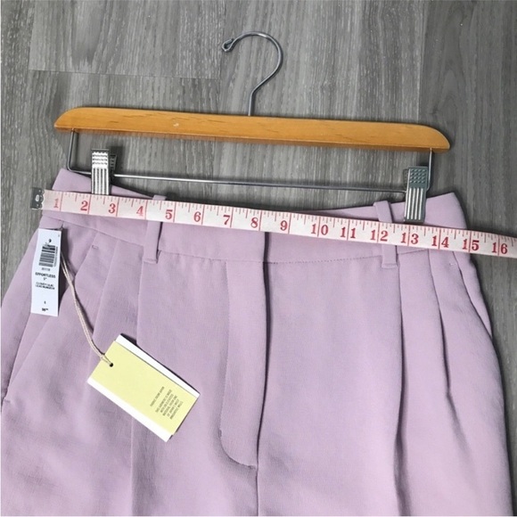 Aritzia Wilfred Effortless Shorts Lavender Women's 6 - Picture 3 of 9